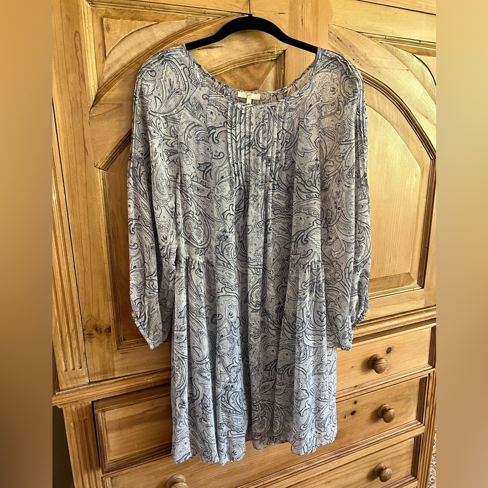 Joie 100% Achroite Silk Dress with Cotton Slip size M